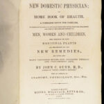 1862 Domestic Physician by John Gunn | Medicine for Poor Herbal Homeopathy