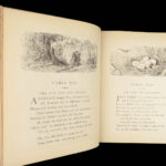 1880 Fables of Fontaine Illustrated by Gustave Dore ART | English Folio ed