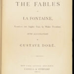 1880 Fables of Fontaine Illustrated by Gustave Dore ART | English Folio ed