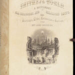 1858 Faiths of the World by Gardner | 1st ed Religion Buddhism Islam Hindu 2v