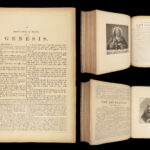 1862 Payne Illustrated HOLY BIBLE Maps Portraits King James English HUGE Rare