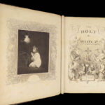 1862 Payne Illustrated HOLY BIBLE Maps Portraits King James English HUGE Rare