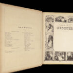 1862 Payne Illustrated HOLY BIBLE Maps Portraits King James English HUGE Rare