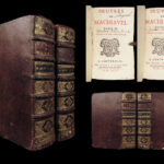 1697 Florentine Histories by Machiavelli on the Medici Family & Florence Italy