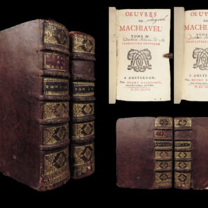 1697 Florentine Histories by Machiavelli on the Medici Family & Florence Italy