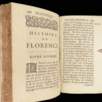 1697 Florentine Histories by Machiavelli on the Medici Family & Florence Italy