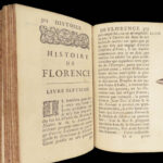 1697 Florentine Histories by Machiavelli on the Medici Family & Florence Italy