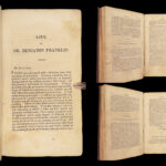 1823 Ben Franklin Autobiography Essays America Government Politics Middletown CT