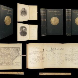 1885 Civil War 1ed Memoirs of Union General Ulysses S. Grant Illustrated MAPS 2v