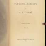 1885 Civil War 1ed Memoirs of Union General Ulysses S. Grant Illustrated MAPS 2v