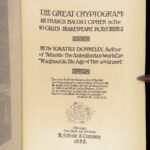 1888 Great Cryptogram – Donnelly | Francis Bacon Cipher Controversy, Shakespeare