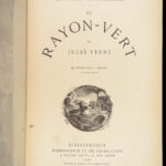 1882 Jules Verne 1st ed Green Ray Le Rayon Vert Extraordinary Voyages Hetzel ed
