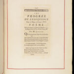1751 Sciences of Louis XIV France 1st Claude Lambert Histoire Litteraire | 11v