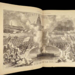 1866 ENORMOUS Civil War Harpers Pictorial History America Guernsey Battle Scenes