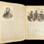 1866 ENORMOUS Civil War Harpers Pictorial History America Guernsey Battle Scenes