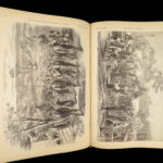 1866 ENORMOUS Civil War Harpers Pictorial History America Guernsey Battle Scenes