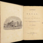 1874 History of Texas 1st ed by Morphis | Davy Crockett Alamo & Exploration