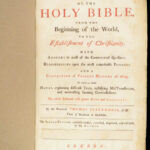 1744 Holy BIBLE & History Illustrated Thomas Stackhouse Maps HUGE