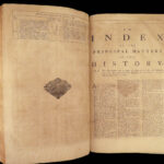 1744 Holy BIBLE & History Illustrated Thomas Stackhouse Maps HUGE