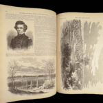 1894 HUGE Harper’s Pictorial History of CIVIL WAR Illustrated MAPS Battle Scenes