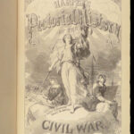 1894 HUGE Harper’s Pictorial History of CIVIL WAR Illustrated MAPS Battle Scenes