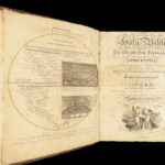 1817 HUGE Holy BIBLE Illustrated Moses MAPS & Scenes Apocrypha BOWKER Family