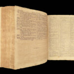 1817 HUGE Holy BIBLE Illustrated Moses MAPS & Scenes Apocrypha BOWKER Family