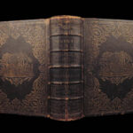 1866 HUGE BIBLE Civil War English Holy Land MAP Ingram Cobbin King James KJV