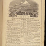 1866 HUGE BIBLE Civil War English Holy Land MAP Ingram Cobbin King James KJV