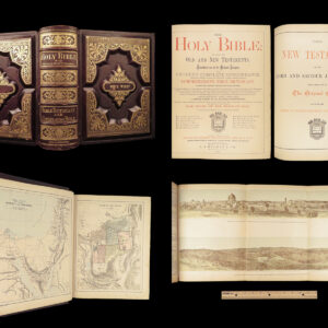 1883 EXQUISITE Holman Holy Bible | Old & New Testaments KJV | HUGE Philadelphia