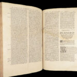 1543 Homilies of Saint John Chrysostom Bible Commentary Epistles of Paul FOLIO