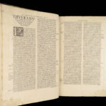 1543 Homilies of Saint John Chrysostom Bible Commentary Epistles of Paul FOLIO