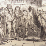 1827 George CRUIKSHANK 1ed Illustrations of Time Cartoon Sketch ART Humor RARE