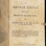 1865 Abraham Lincoln 1st Life & Assassination 16th US President by Williamson