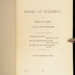 1854 EXQUISITE Works Lord Byron English Romantic Poetry 10v SET in FINE BINDING