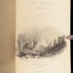 1854 EXQUISITE Works Lord Byron English Romantic Poetry 10v SET in FINE BINDING