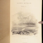 1854 EXQUISITE Works Lord Byron English Romantic Poetry 10v SET in FINE BINDING