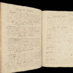 1730 Handwritten Latin Manuscript on Logic and Moral Philosophy by Will. Marzin
