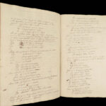 1730 Handwritten Latin Manuscript on Logic and Moral Philosophy by Will. Marzin