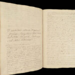 1730 Handwritten Latin Manuscript on Logic and Moral Philosophy by Will. Marzin
