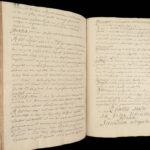 1730 Handwritten Latin Manuscript on Logic and Moral Philosophy by Will. Marzin