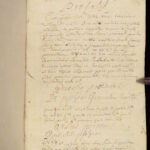 1730 Handwritten Latin Manuscript on Logic and Moral Philosophy by Will. Marzin