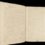 1730 Handwritten Latin Manuscript on Logic and Moral Philosophy by Will. Marzin