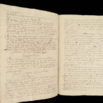 1730 Handwritten Latin Manuscript on Logic and Moral Philosophy by Will. Marzin