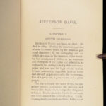 1890 Jefferson Davis 1st ed Memoir of Confederate States of America President