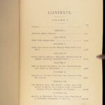 1885 Civil War Memoirs of Ulysses S Grant | 1st edition 2v | Maps & Leather