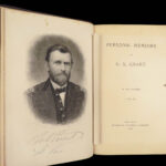 1885 Civil War Memoirs of Ulysses S Grant | 1st edition 2v | Maps & Leather