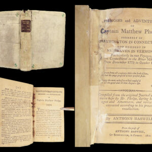 1802 INDIANS 1st ed Memoirs & Adventures of Matthew Phelps | Natchez Louisiana