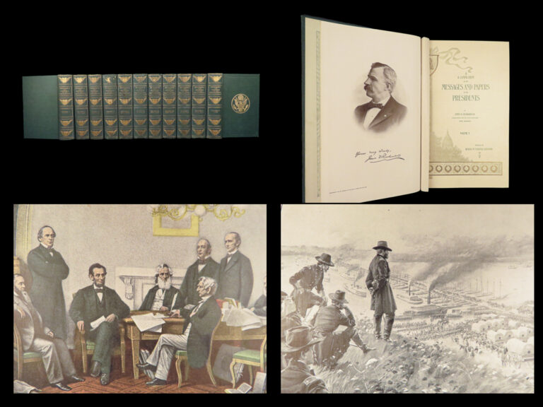 Image of 1911 Messages US Presidents 1st ed Washington Lincoln Grant Roosevelt 11v SET