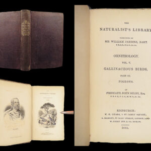1835 Birds Ornithology 1st Jardine Naturalist Library | Pigeons Doves Illustrated